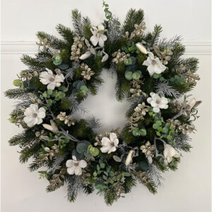 Magnolia Glitter Wreath